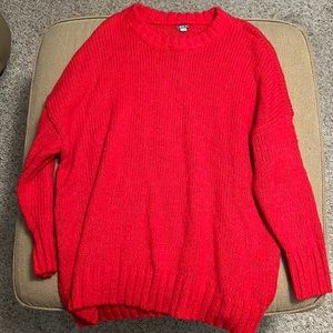 Aerie, red sweater, small